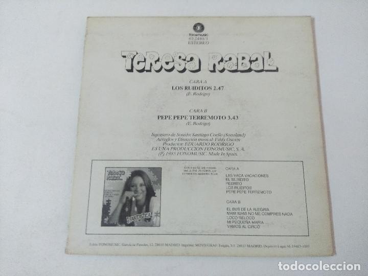 Discos de vinilo: TERESA RABAL/LOS RUIDITOS/SINGLE. - Foto 3