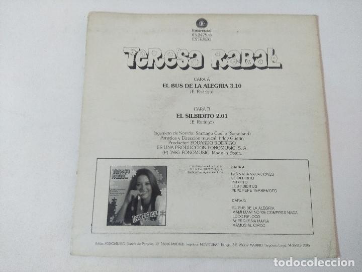 Discos de vinilo: TERESA RABAL/EL BUS DE LA ALEGRIA/SINGLE. - Foto 3