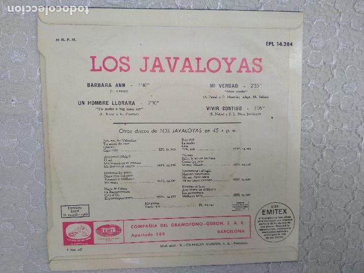 Discos de vinilo: Los Javaloyas &lrm;&ndash; Barbara Ann 1966 - Foto 2