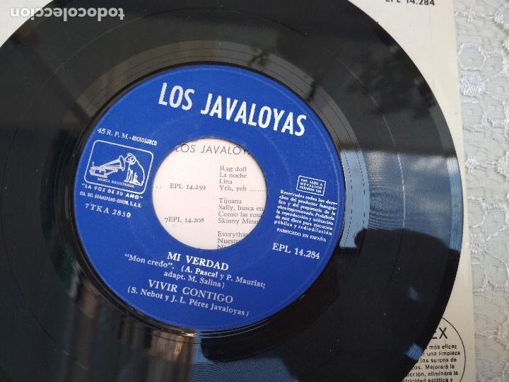 Discos de vinilo: Los Javaloyas &lrm;&ndash; Barbara Ann 1966 - Foto 3