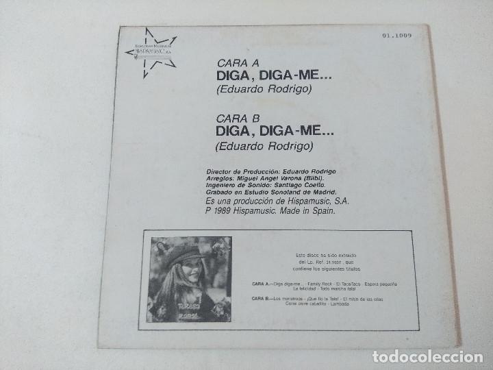Discos de vinilo: TERESA RABAL/DIGA,DIGA-ME/SINGLE. - Foto 3