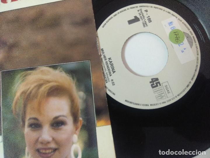 Discos de vinilo: KARINA/MULHER RENDEIRA/SINGLE. - Foto 2
