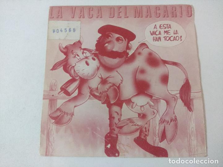 Discos de vinilo: MACARIO/LA VACA DE MACARIO/SINGLE. - Foto 1