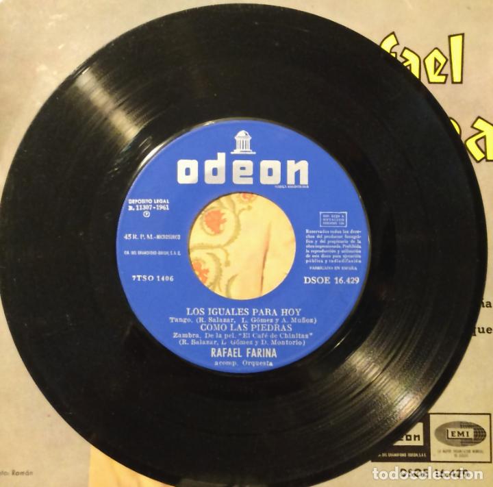 Discos de vinilo: SINGLE RAFAEL FARINA, EL REY GITANO - ODEON 1961 - Foto 4