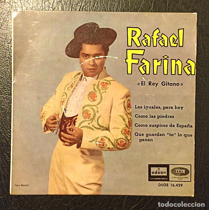 Discos de vinilo: SINGLE RAFAEL FARINA, EL REY GITANO - ODEON 1961 - Foto 1