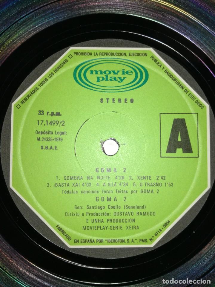 Discos de vinilo: GOMA 2-ORIGINAL ESPA&Ntilde;OL 1979 - Foto 3