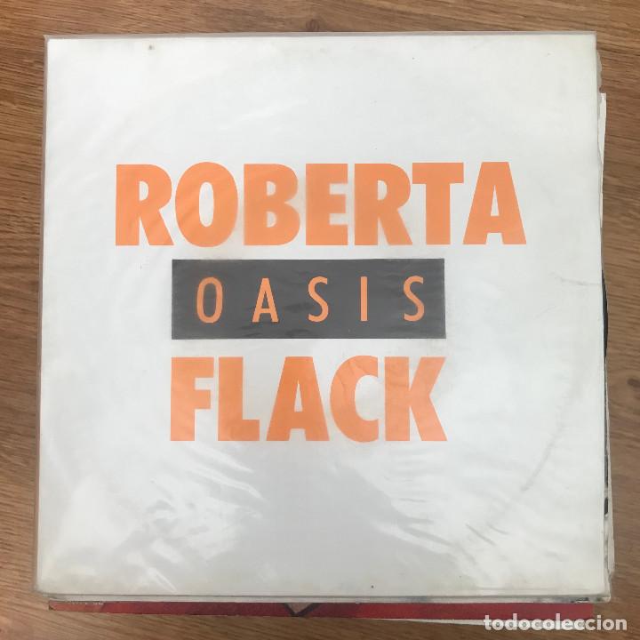 Discos de vinilo: ROBERTA FLACK - OASIS - SINGLE ATLANTIC 1988 PROMO - Foto 1