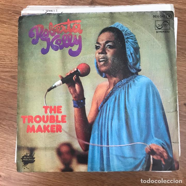Discos de vinilo: ROBERTA KELLY - THE TROUBLE MAKER - SINGLE ZAFIRO 1977 - MORODER BELLOTTE - Foto 1