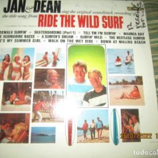 Discos de vinilo: JAN & DEAN - RIDE THE WILD SURF LP - ORIGINAL U.S.A. - LIBERTY RECORDS 1963 - MONOAURAL -