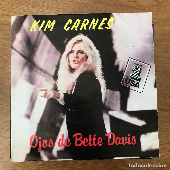 Discos de vinilo: KIM CARNES - BETTE DAVIS EYES - SINGLE EMI 1981 - Foto 1