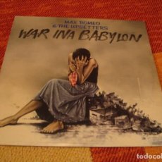 Discos de vinilo: MAX ROMEO & THE UPSETTERS LP WAR INA BABYLON LEE PERRY ISLAND ORIGINAL UK 1976. Lote 353637448