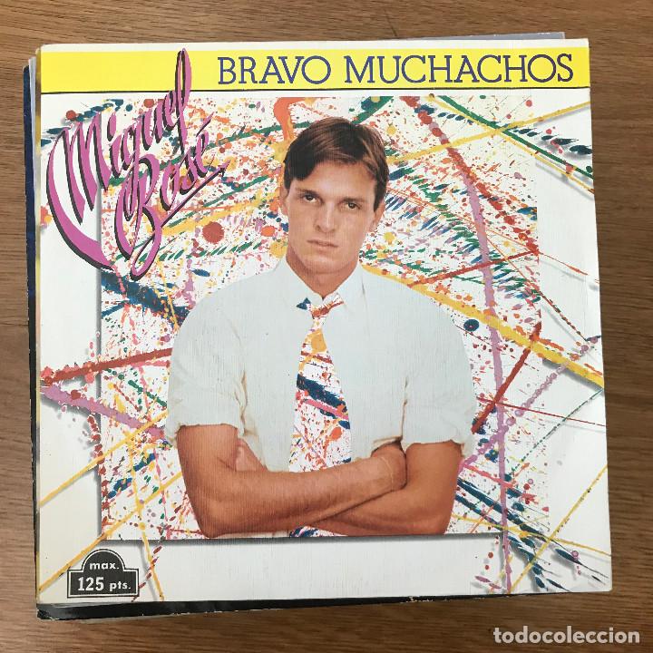 Discos de vinilo: MIGUEL BOS&Eacute; - BRAVO MUCHACHOS - SINGLE CBS 1982 - Foto 1