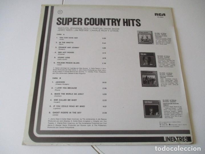 Discos de vinilo: SUPER COUNTRY HITS DI3661 - Foto 2