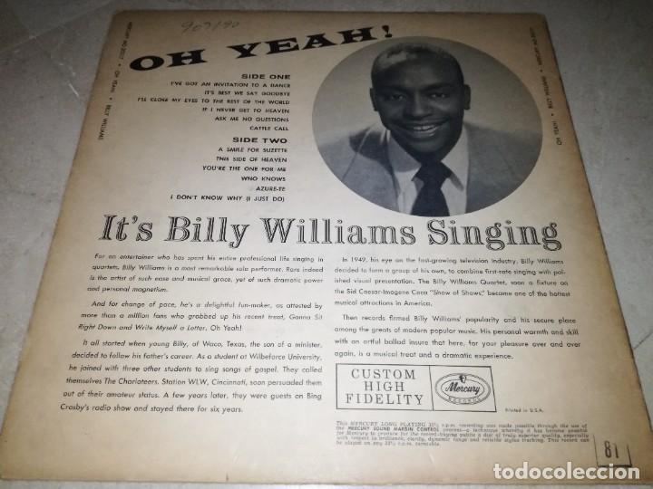 Discos de vinilo: BILLY WILLIAMS-OH YEAH-ORIGINAL US - Foto 2