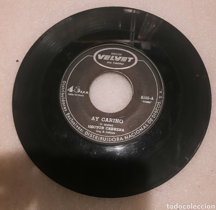 Discos de vinilo: H&eacute;ctor Cabrera - Ay, cari&ntilde;o. SOLO DISCO - Foto 1