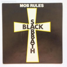 Discos de vinilo: BLACK SABBATH ‎– MOB RULES / DIE YOUNG (LIVE) , UK 1981 VERTIGO. Lote 353740413