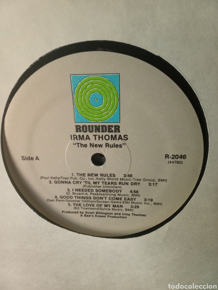 Discos de vinilo: IRMA THOMAS 1986 Rounder Records USA - Foto 3