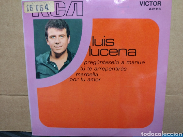 Discos de vinilo: Luis Lucena - Preg&uacute;ntaselo A Manu&eacute; (7&rdquo;, Single) - Foto 1