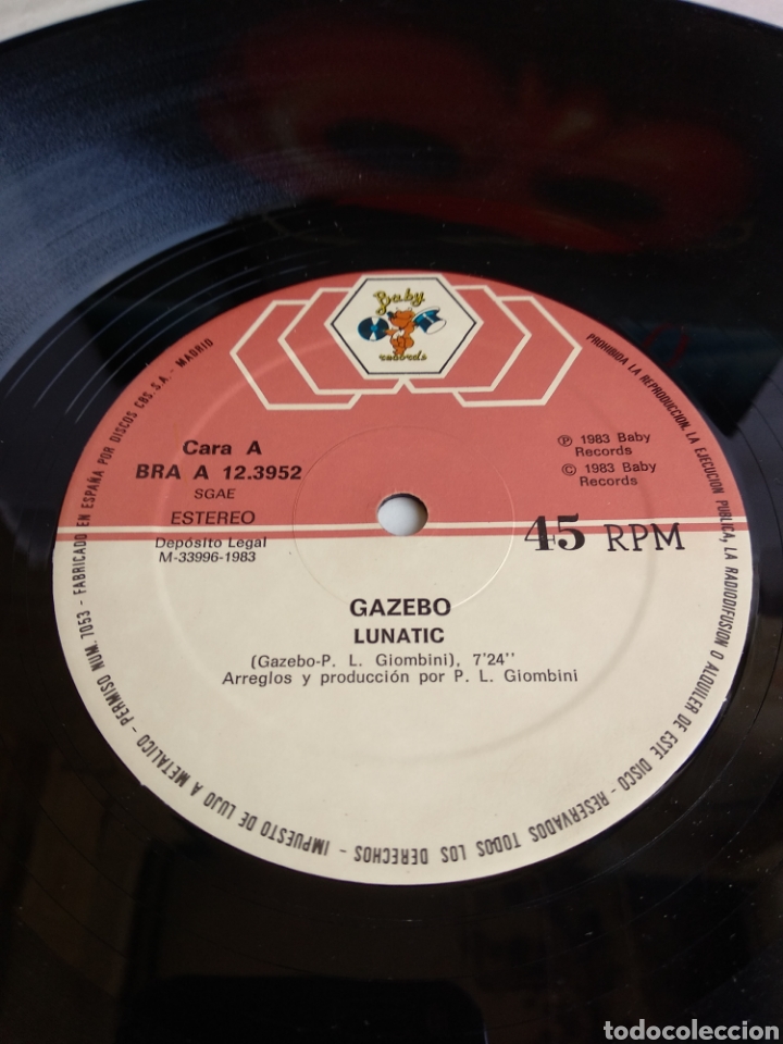 Discos de vinilo: *GAZEBO. LUNATIC. SPAIN. CBS. 1983. LA.1 - Foto 4
