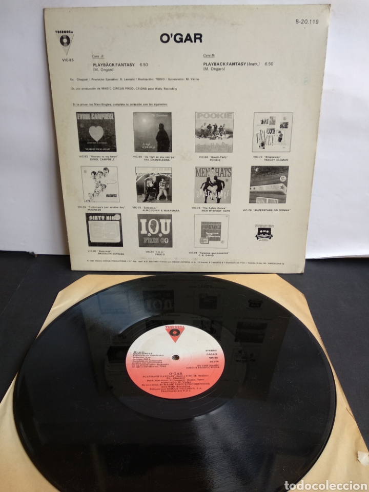 Discos de vinilo: *OGAR. SPAIN. VICTORIA. 1983. LX1.1 - Foto 2