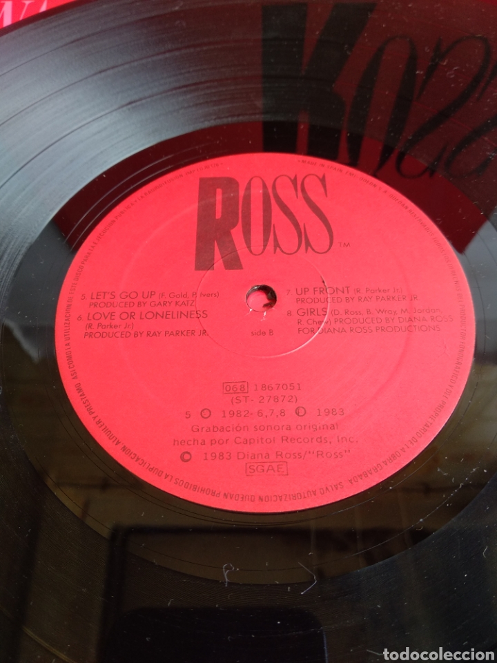 Discos de vinilo: *DIANA ROSS. SPAIN. EMI. 1983. LA.1 - Foto 4