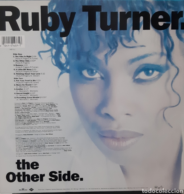 Discos de vinilo: The Other Side. Ruby Turner. LP - Foto 2