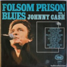 Disques de vinyle: JOHNNY CASH, FOLSOM PRISON BLUES VOL. 1, HALLMARK RECORDS SHM 822, SHM822. Lote 353836783