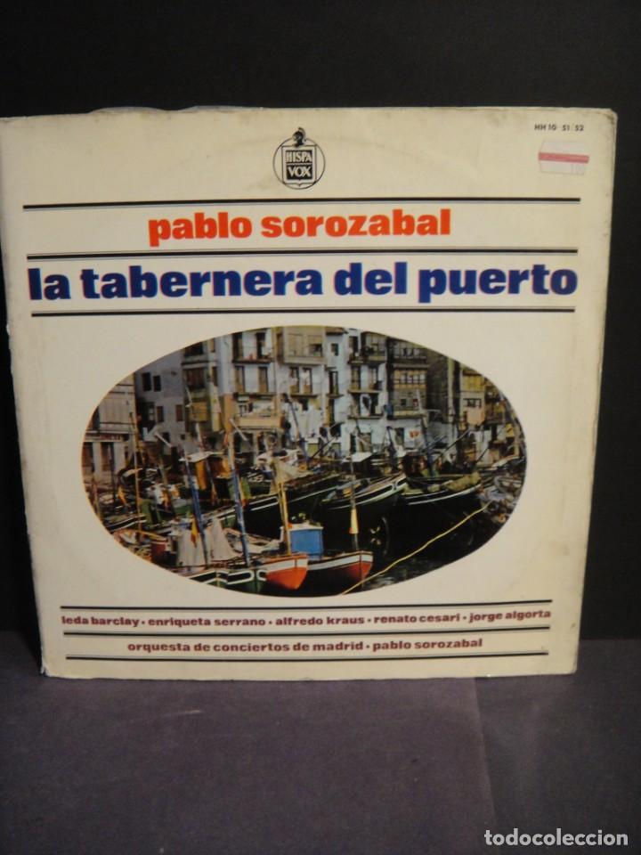 Discos de vinil: la tabernera del puerto - doble lp ,con libreto , editado por hispavox , dep. legal a&ntilde;o 1958