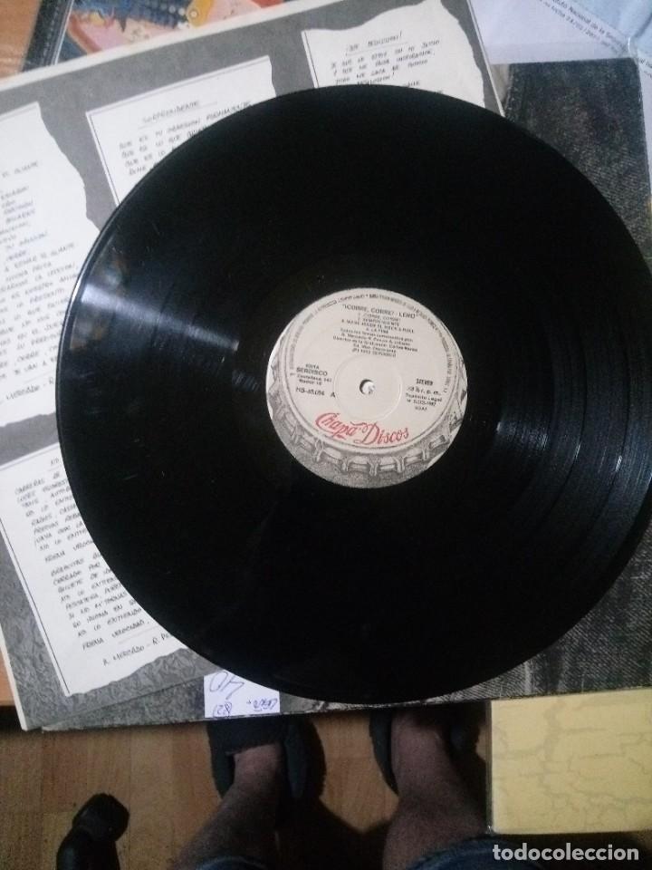 Discos de vinilo: le&ntilde;o corre, corre 1982 lp con insert - Foto 3