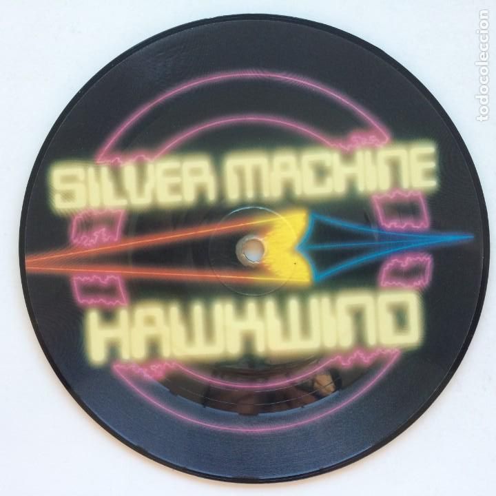 Discos de vinilo: Hawkwind &lrm;&ndash; Silver Machine / Psychedelic Warlords , UK 1982 RCA* - Foto 2