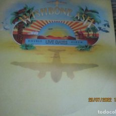 Discos de vinilo: WISHBONE ASH - LIVE DATES DOBLE LP - ORIGINAL U.S.A. - MCA 1973 - CON ENCARTE Y FUNDAS. Lote 353946388