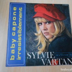 Discos de vinilo: SYLVIE VARTAN, SG, BABY CAPONE + 1, AÑO 1968. Lote 353946453