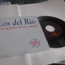 Discos de vinilo: LOS DEL RIO /QUE BONITO ES EL AMOR (SEVILLANAS 92)/ SPAIN SERDISCO 1992 DISCO PROMOCIONAL. Lote 353952273