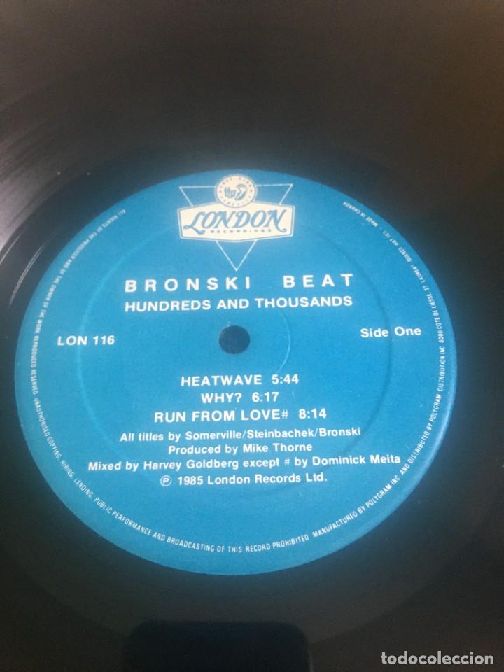 Discos de vinilo: Bronski Beat &lrm;&ndash; Hundreds & Thousands (The Remix Plus) - Foto 4
