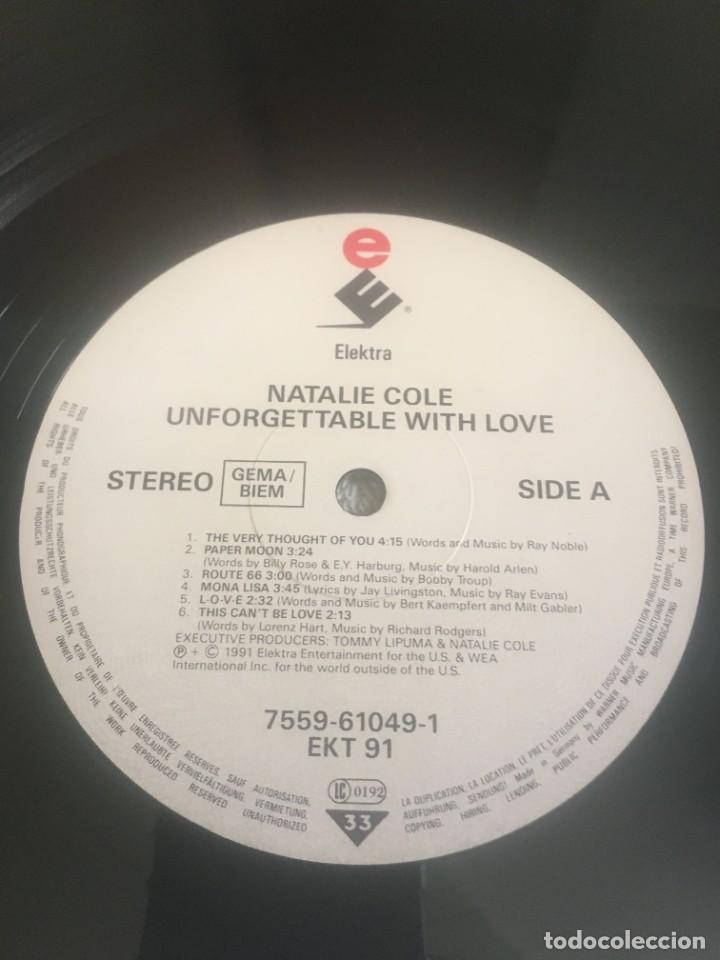Discos de vinilo: Natalie Cole &lrm;&ndash; Unforgettable With Love - Foto 6