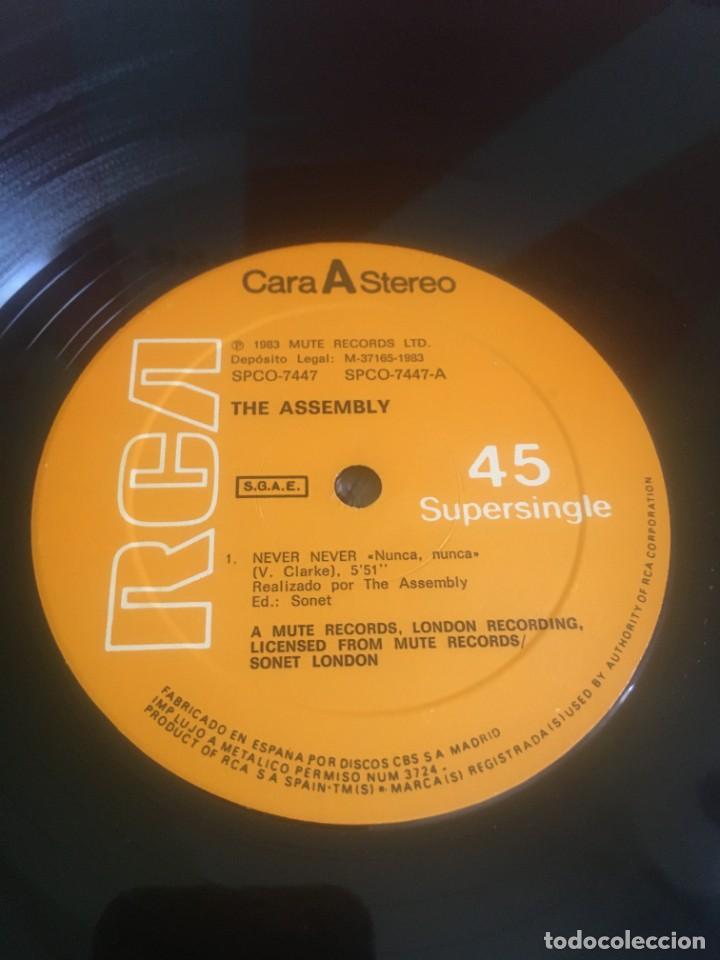 Discos de vinilo: The Assembly &lrm;&ndash; Never Never = Nunca Nunca - Foto 4