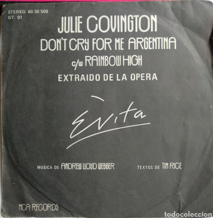 Discos de vinilo: *EVITA. SPAIN. MCA. 1976. LX1.1 - Foto 1