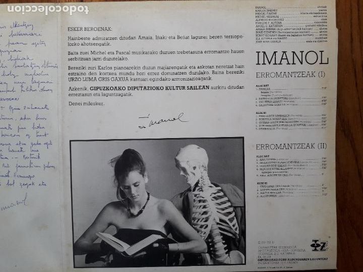 Discos de vinilo: Imanol - erromantzeak - Foto 3