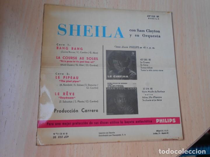 Discos de vinilo: SHEILA, EP, BANG BANG + 3, A&Ntilde;O 1966 - Foto 2