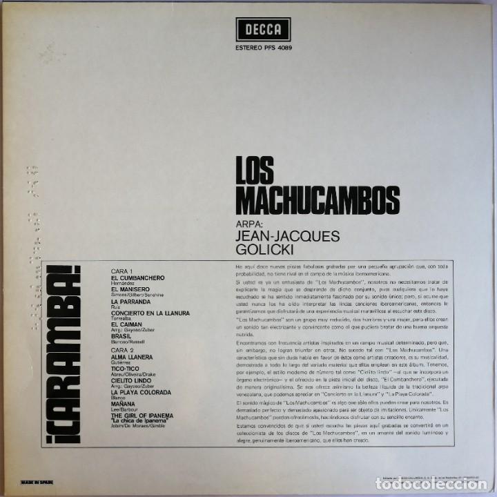Discos de vinilo: Los Machucambos, Caramba, Decca PFS 4089 - Foto 2