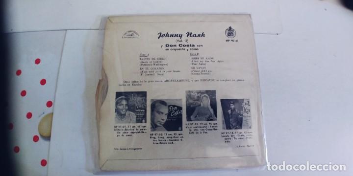 Discos de vinilo: JOHNNY NASH-EP RAICES DEL CIELO +3 - Foto 2