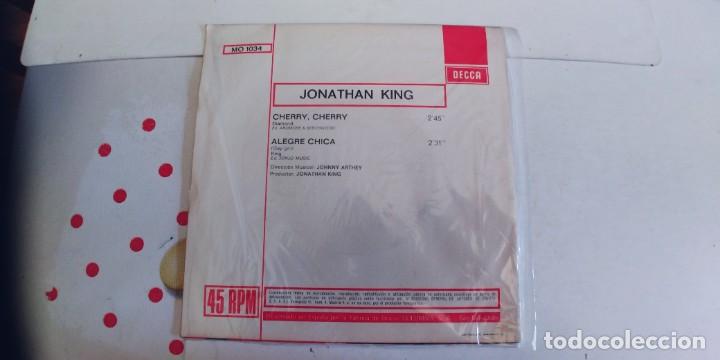 Discos de vinilo: JONATHAN KING-SINGLE CHERRY CHERRY - Foto 2