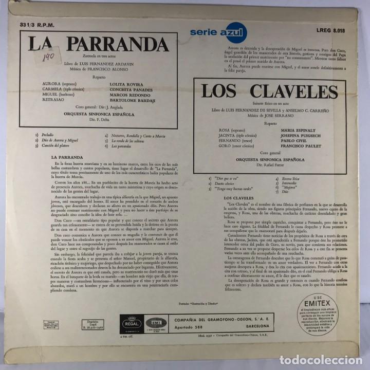 Discos de vinilo: Jose Serrano &ndash; La Parranda / Los Claveles - Vinyl, LP, Compilation - SPAIN - Foto 3