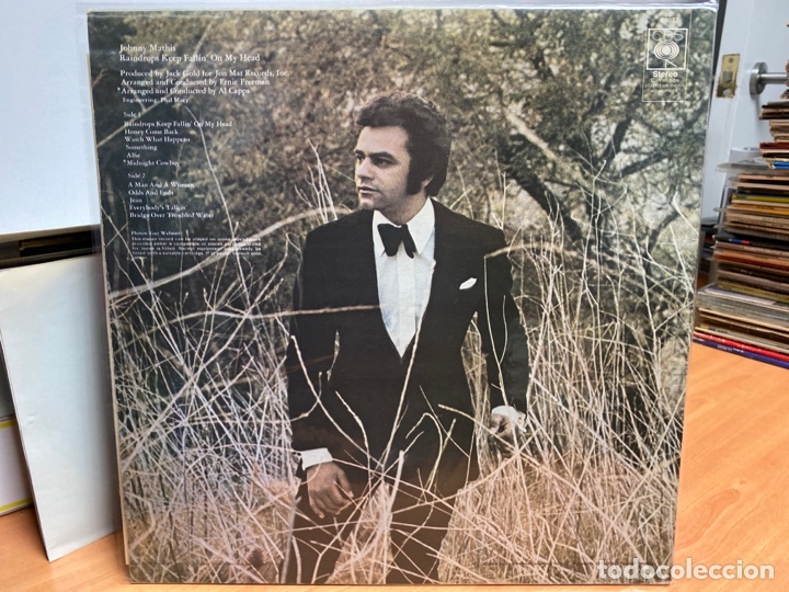 Discos de vinilo: Johnny Mathis - Raindrops Keep Fallin On My Head (LP, Album) - Foto 2