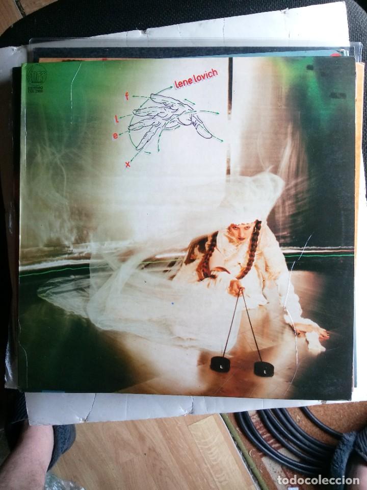 Discos de vinilo: lene lovich flex 1980 insert lp - Foto 1