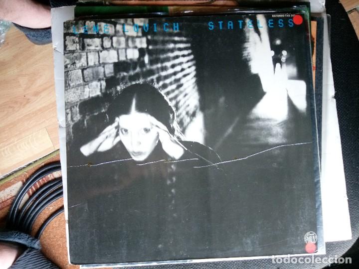 Discos de vinilo: lene lovich stateless 1979 lp insert - Foto 2