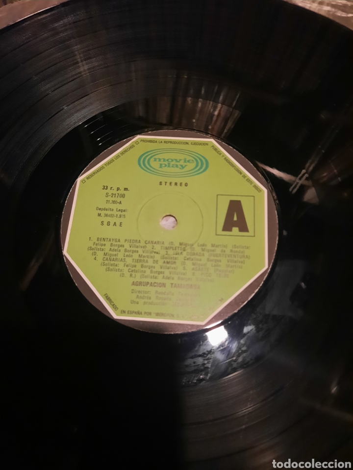 Discos de vinilo: Agrupaci&oacute;n folklorica Tamadaba - Foto 2