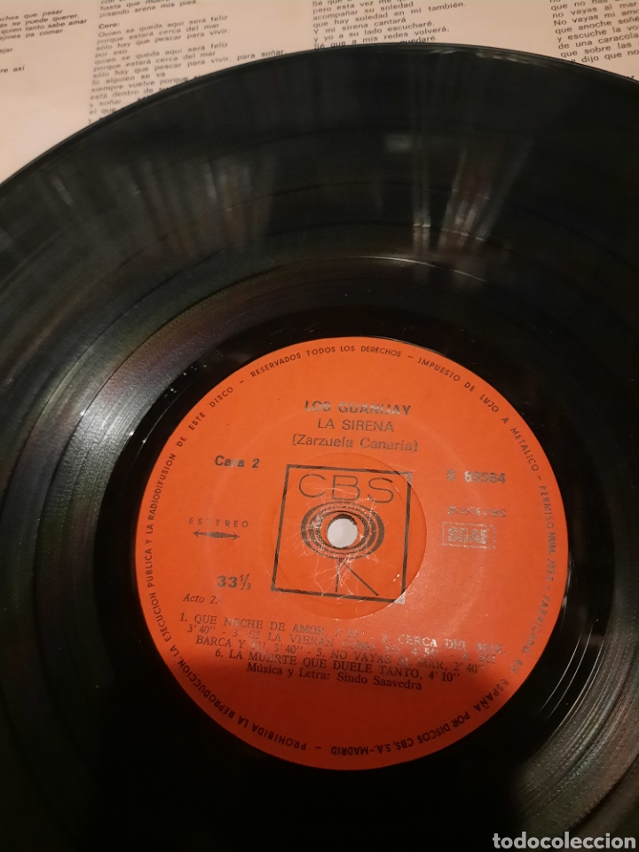Discos de vinilo: Los guanijay - la sirena - Foto 2