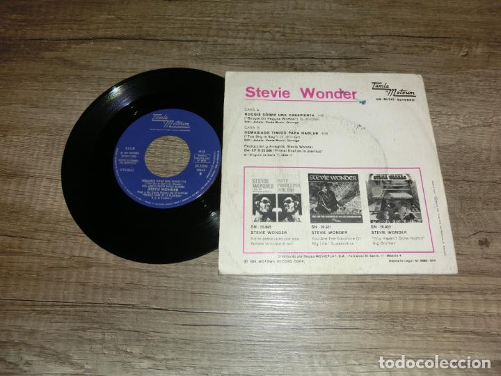 Discos de vinilo: Stevie Wonder &ndash; Boogie Sobre Una Harapienta - Foto 2