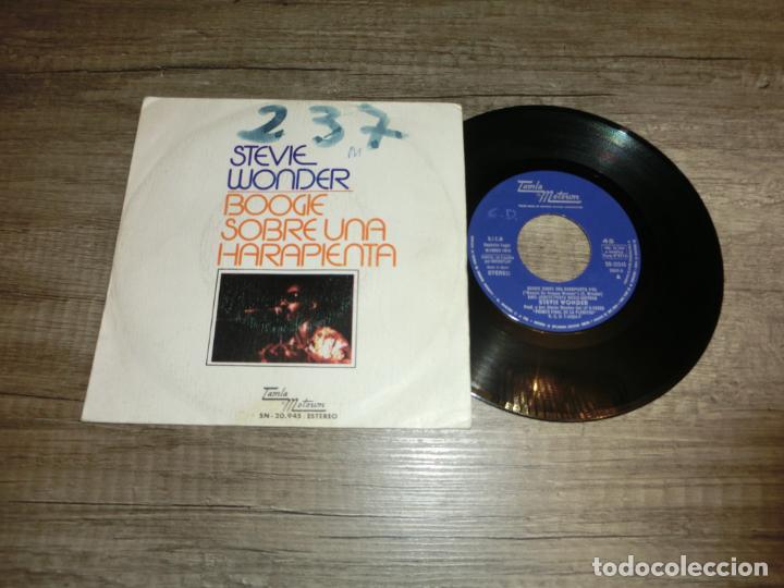 Discos de vinilo: Stevie Wonder &ndash; Boogie Sobre Una Harapienta - Foto 1